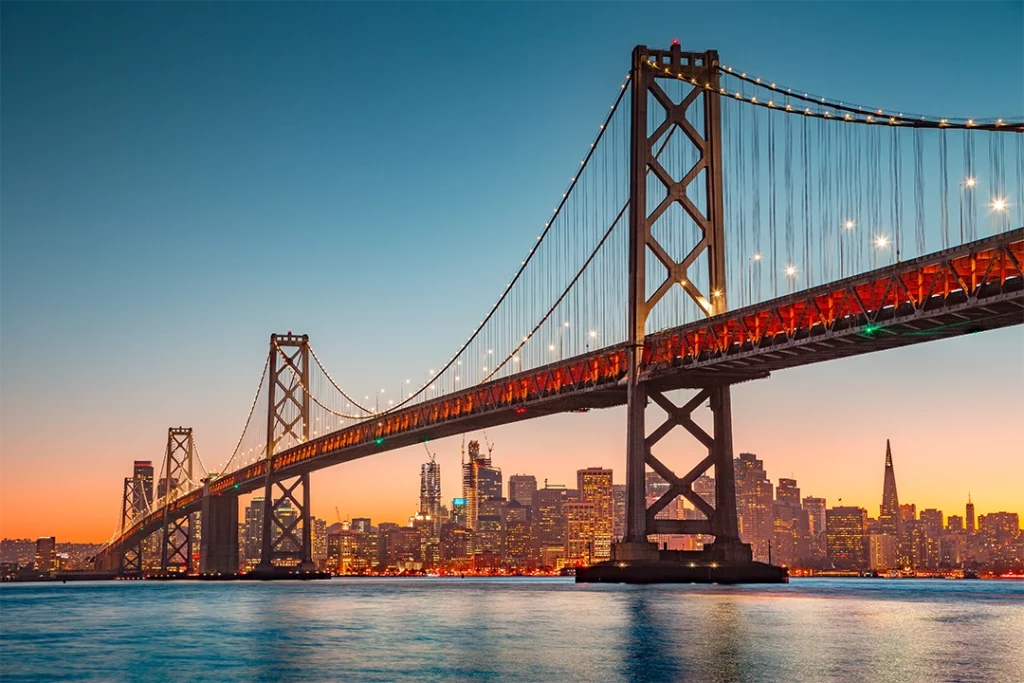 The Golden Gate Bridge in San Francisco